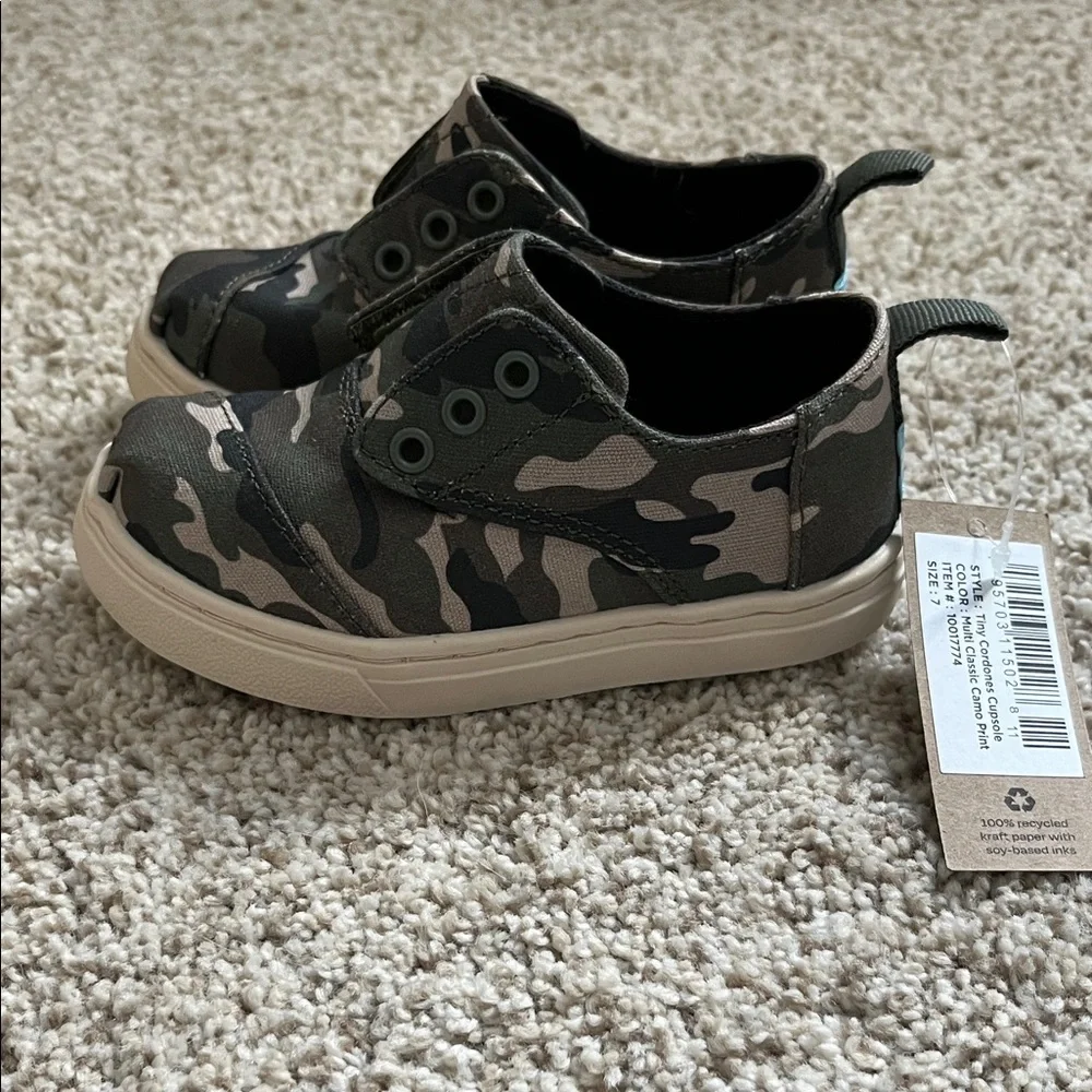 TOMS Toddler Camo Sneakers